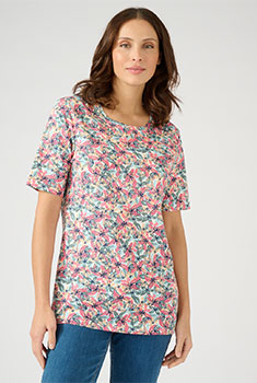 T-shirt imprimé pur coton