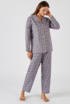 Pyjama flanelle coton imprimé
