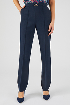 Pantalon stretch enfilable boucle fantaisie