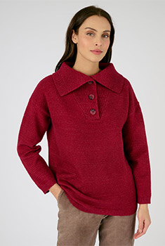 Pull in wolmix en Thermolactyl, gerecycleerde vezels*