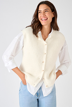 Gilet mouwloos met Thermolactyl-label