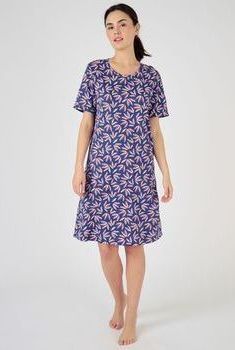 Nachthemd Mix & match, jersey in zuiver kamkatoen