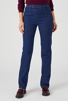 Jeans met platte buik-effect