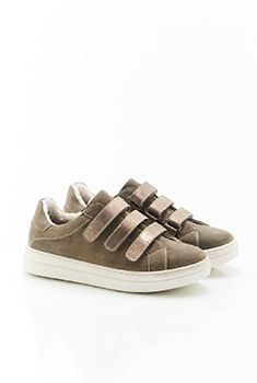 Lage sneaker met velcro-sluiting, Thermolactyl