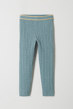 Legging fille Thermolactyl, maille torsadée