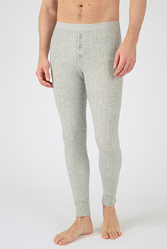 Legging in kabeltricot voor heren, Thermolactyl