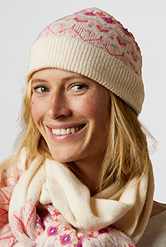 Bonnet maille chaude jacquard Thermolactyl