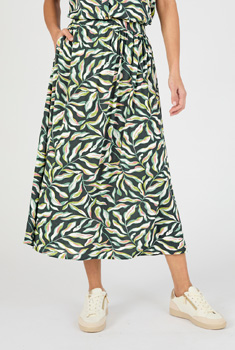 Rok pull-on pure viscose crêpe Lenzing™ EcoVero™