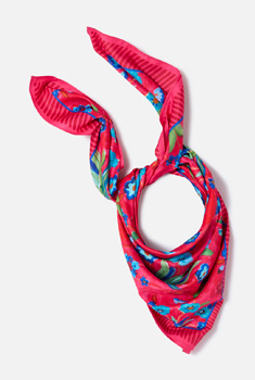 Foulard sjaal bloemmotief