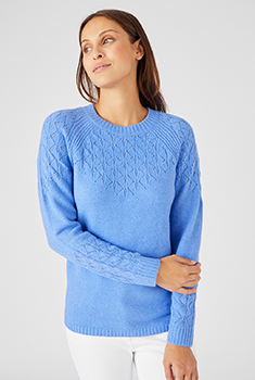 Pull maille fantaisie