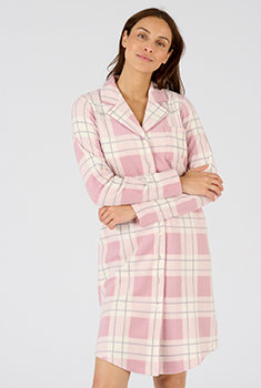 Lang nachthemd fleece Thermolactyl