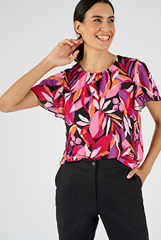 T-shirt manches courtes papillon