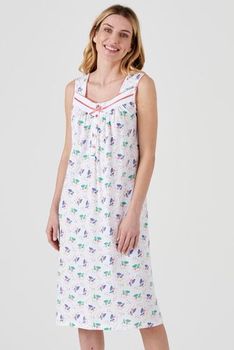 Chemise de nuit imprimé fleurs