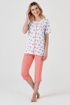 Pyjacourt imprimé jersey pur coton