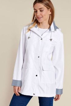 Waterafstotende parka met navylook
