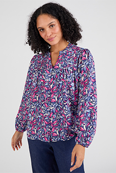 Overhemdblouse pure viscose