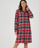 Slipdress puur katoen flanel