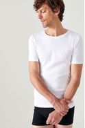 Lot de 2 T-shirts col rond, manches courtes