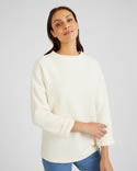 T-shirt en maille chaude jacquard