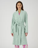 Peignoir en éponge jacquard