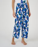 Pantalon de pyjama 7/8ème pur coton peigné