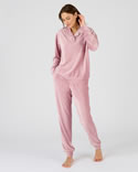 Loungewear set ribfluweel Thermolactyl