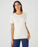 Pull maille ajourée