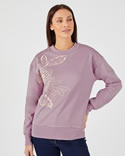 Sweatshirt fleece geborduurd