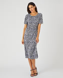 Robe maille plissée