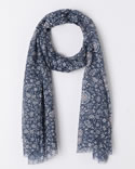 Foulard sjaal met mooie print