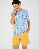 Pyjashort pur coton peigné