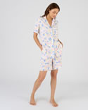 Climatyl pyjamashort met knopen