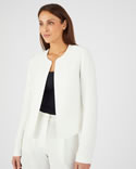 Veste matière reliéfée plissée