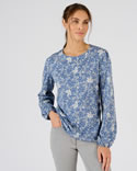 T-shirt pur coton imprimé cachemire