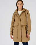 Fluweelzachte parka