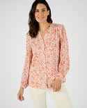 Overhemdblouse pure viscose Lenzing™ EcoVero™ vezels