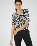 Satijnen blouse