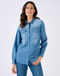 Chemisier en denim