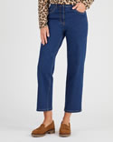 Rechte 7/8 jeans