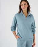Thermolactyl sweater met geborstelde binnenkant