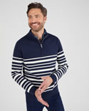 Pull col montant zippé
