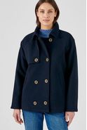 Manteau laine mélangée doublé Thermolactyl®