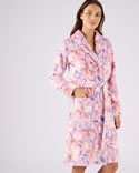 Robe de chambre Thermolactyl en maille moelleuse.