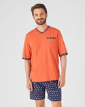 Pyjashort jersey pur coton peigné