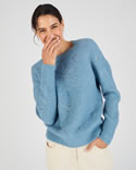 Pull mélange laine et alpaga