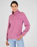 Pull col roulé torsadé Thermolactyl