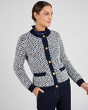 Cardigan maille jacquard