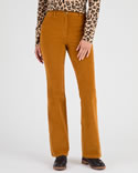 Fluwelen flared broek