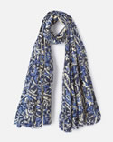 Foulardsjaal met grafische print
