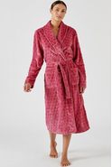 Robe de chambre maille reliéfée géométrique